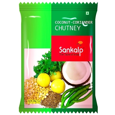 SANKALP-COCONUT CHUTNEY CORIANDER 200GMS-S18RC10S32COC002