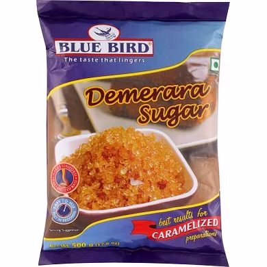 BLUE BIRD-DEMERARA SUGAR 500g-U01IS13B38DEM001