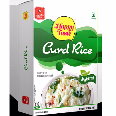 DAIVYA AAHAR'S HEAT &amp; EAT-CURD RICE 250GM-D11IR01D03CUR001