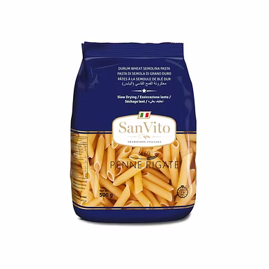 SAN VITO-PENNE RIGATE 500g(INS)-U01IP09S44PEN003