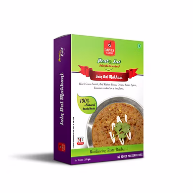 DAIVYA AAHAR'S HEAT &amp; EAT-JAIN DAL MAKHANI 285GMS-(MRP 130)-D11RG04D03JDA001