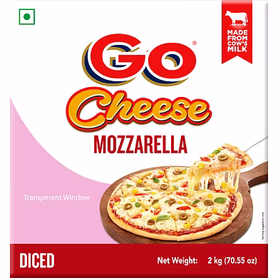 GO MOZZARELLA CHEESE(DICE)2KG-P04IP17G08MOZ001
