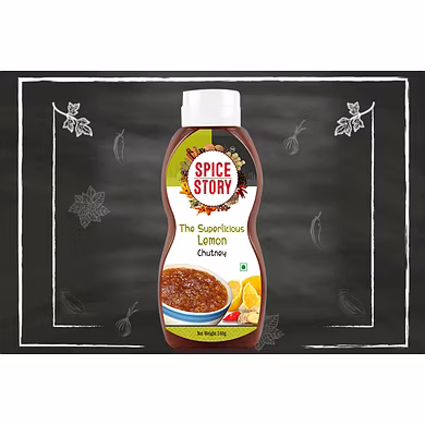 SPICE STORY-SUPERLICIOUS LEMON CHUTNEY 250GM-G24RC10S66SUP002