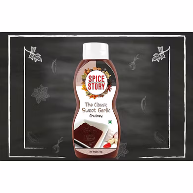 SPICE STORY-CLASSIC SWEET GARLIC CHUTNEY 260GM-G24RC10S66CLA002