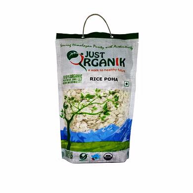 JUST ORGANIK RICE POHA 500G-1