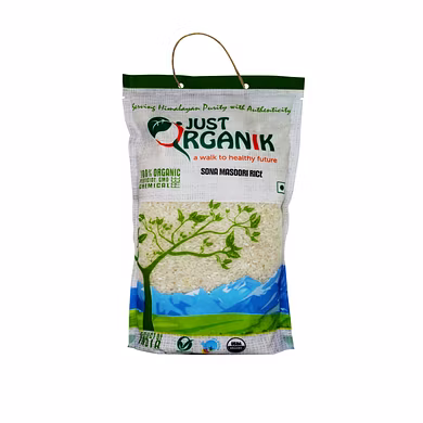 JUST ORGANIK SONA MASOORI RICE 1000G-1