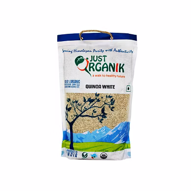 JUST ORGANIK QUINOA WHITE 500G-1