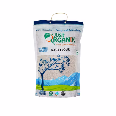 JUST ORGANIK RAGI FLOUR 500G-1