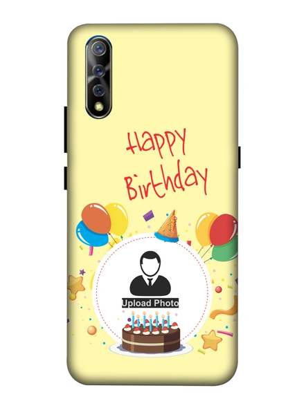 3D Birthday Party Celebrations Customised Back Cover for Vivo-VIVO-S1-HBD000560