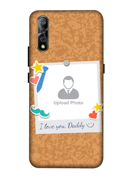 3D I love You Daddy hanging Sticker Mobile Back Cover for Vivo-VIVO-S1-Fday00161
