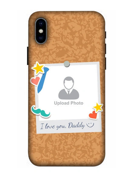 3D I love You Daddy hanging Sticker Mobile Back Cover for Apple iPhone-Apple-iPhone-X-0199