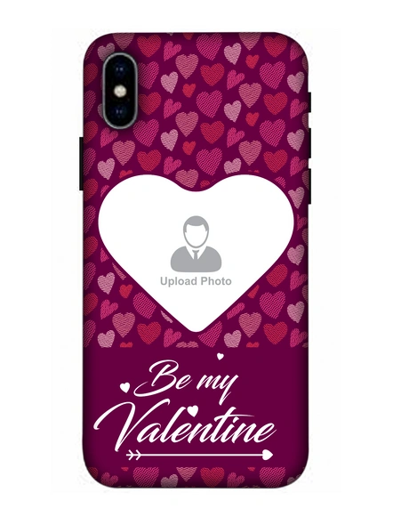 3D Multi Hearts Be My Valentine Personalized Mobile Back Cover for Apple iPhone-Apple-iPhone-X-03112