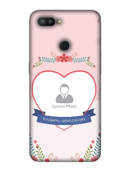 3D Happy Wedding Anniversary Personalized Mobile Back Cover For OPPO-REALME-2-Pro--04118