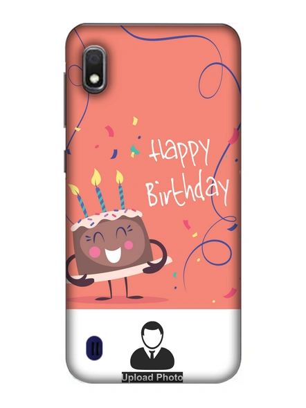 3D happy Birthday Cake Personalized Back Cover for Samsung-SAMSUNG-A10--01208