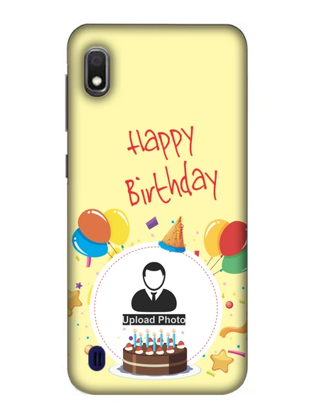 3D Birthday Party Celebrations Customised Back Cover for Samsung-SAMSUNG-A10--05212