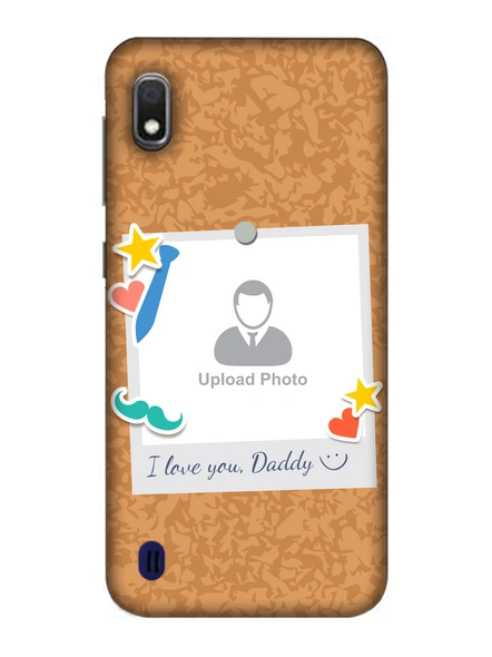 3D I love You Daddy hanging Sticker Mobile Back Cover for Samsung-SAMSUNG-A10--01213