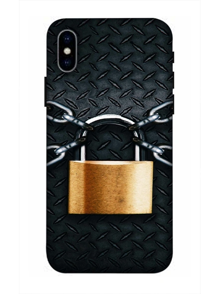 Apple iPhone3D Designer Door Locked Printed Mobile Cover-AppleiPhoneX-MOB002968