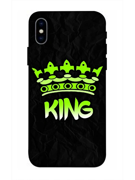 Apple iPhone3D Designer King Crown Printed Mobile Cover-AppleiPhoneX-MOB002993