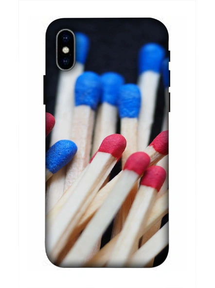 Apple iPhone3D Designer Match Sticks Printed Mobile Cover-AppleiPhoneX-MOB003000