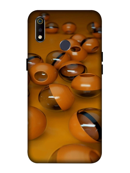 Oppo 3D Designer 3D Balls Printed  Mobile Cover-Realme3i-MOB002410