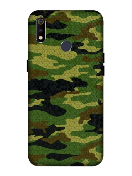 Oppo 3D Designer Army Pattern Printed  Mobile Cover-Realme3i-MOB002686