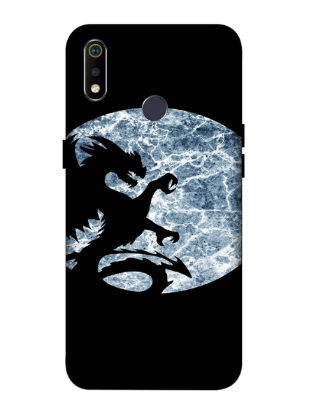 Oppo 3D Designer Dragon in the Night Printed  Mobile Cover-Realme3i-MOB002998