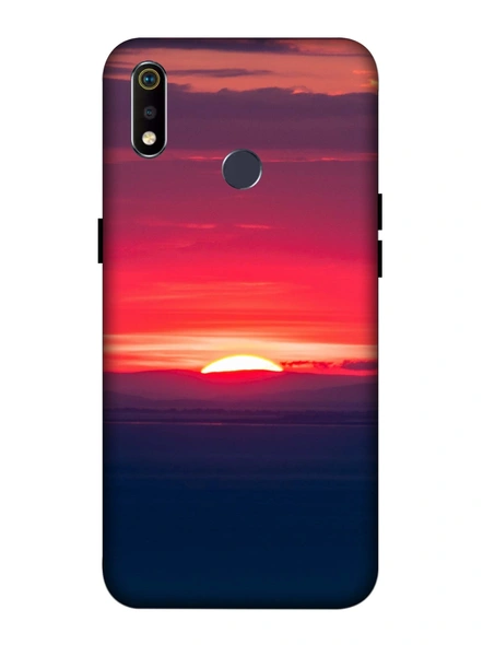 Oppo 3D Designer Sky Sun Set Printed  Mobile Cover-Realme3i-MOB003094