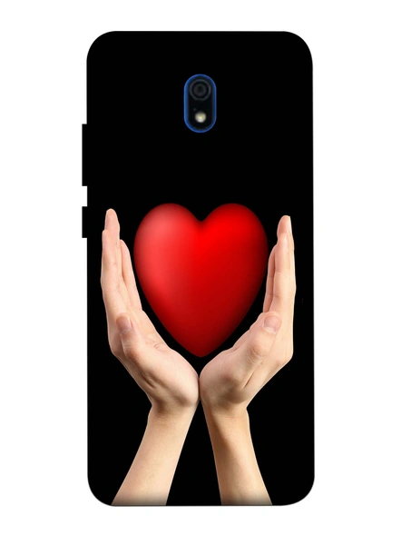 Xiaomi 3D Designer Heart In Hands Printed Mobile Cover-Redmi8A-MOB003024