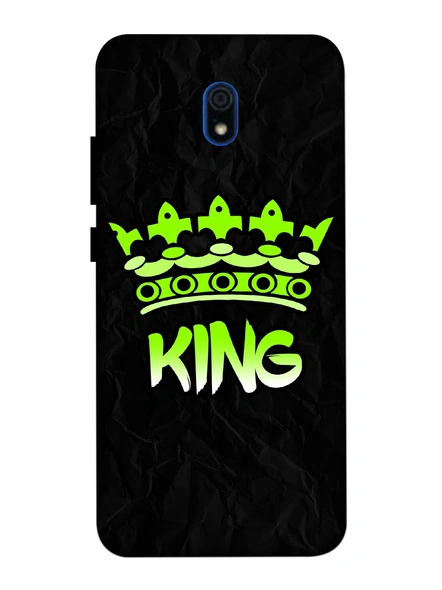 Xiaomi 3D Designer King Crown Printed Mobile Cover-Redmi8A-MOB003041