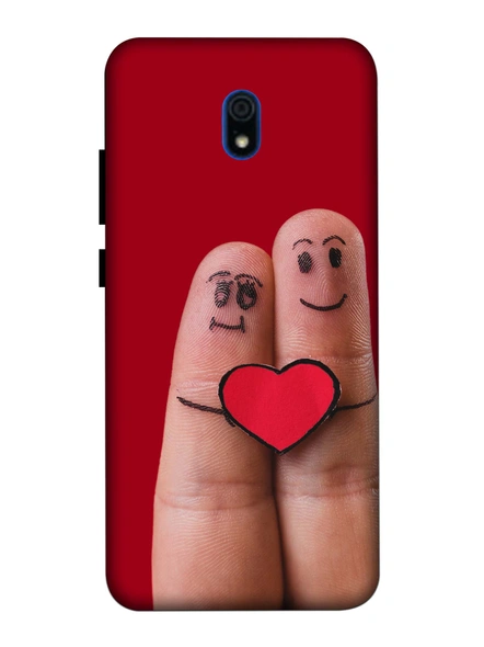 Xiaomi 3D Designer Love Emojies on Finger Printed Mobile Cover-Redmi8A-MOB003051
