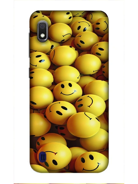 Samsung 3D Designer Smilies Balls Printed  Mobile Cover-SamsungA10-MOB003045
