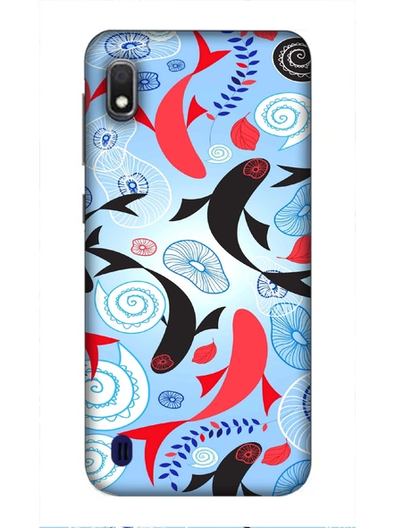 Samsung 3D Designer Stylish Fish Pattern Printed  Mobile Cover-SamsungA10-MOB003047