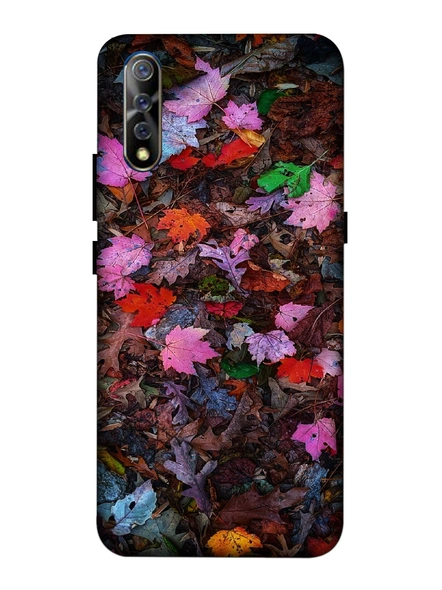Vivo 3D Designer Colorful Leaves Printed Mobile Cover-VivoS1-MOB002966