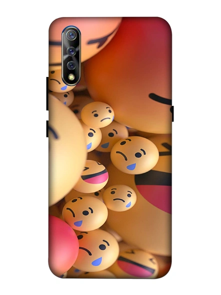 Vivo 3D Designer Emojies Balls Printed Mobile Cover-VivoS1-MOB003008