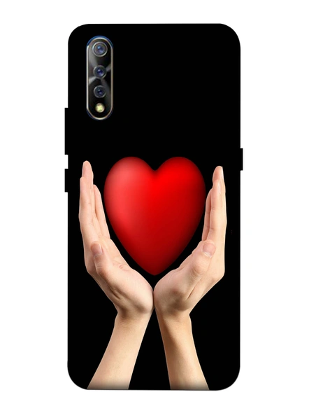 Vivo 3D Designer Heart In Hands Printed Mobile Cover-VivoS1-MOB003024