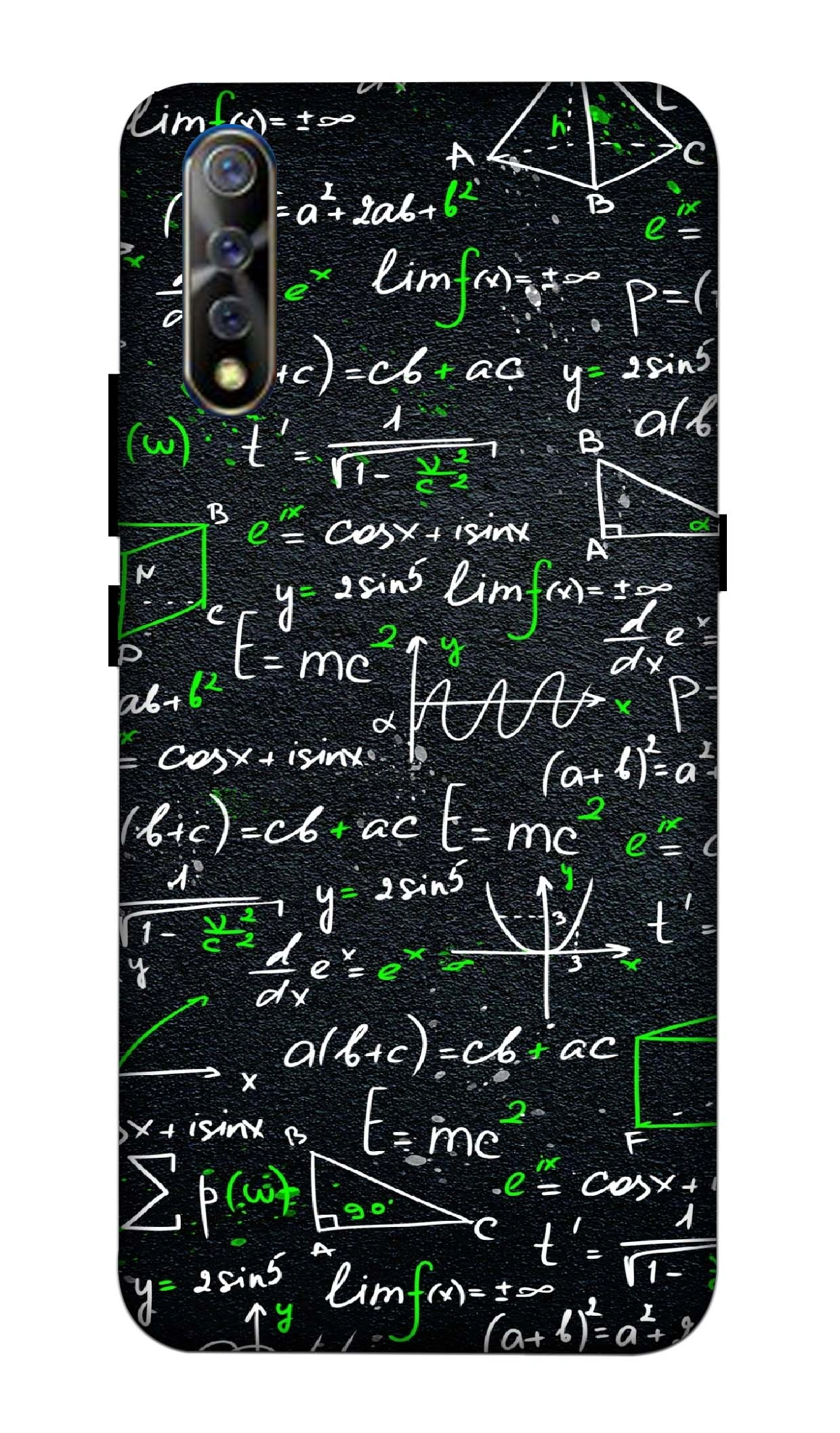 Vivo 3D Designer Maths Formulas Printed Mobile Cover Print