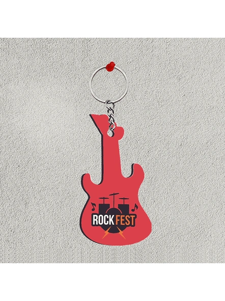Rock Fest Guitar keychain-1