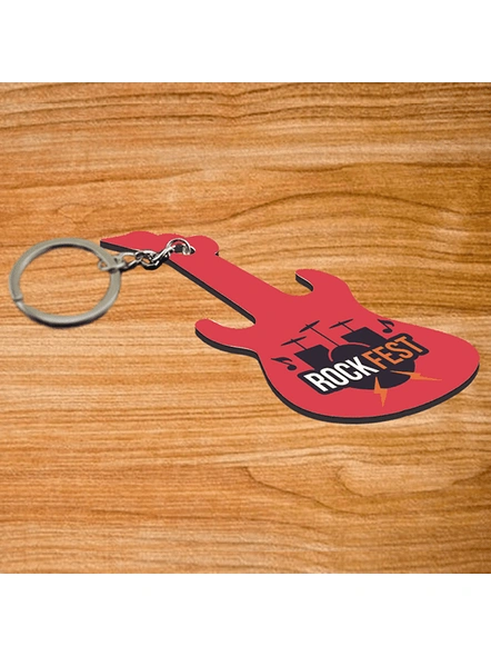 Rock Fest Guitar keychain-2
