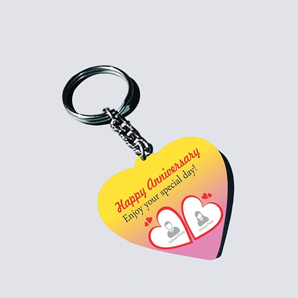 Anniversary keychain on sale