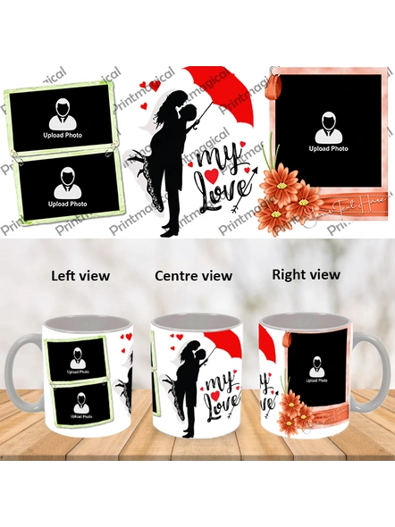 My Love Couple Love Personalized Special White Mug-1