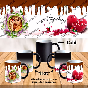 Chocolate Pudding Personalized Black Magic Mug