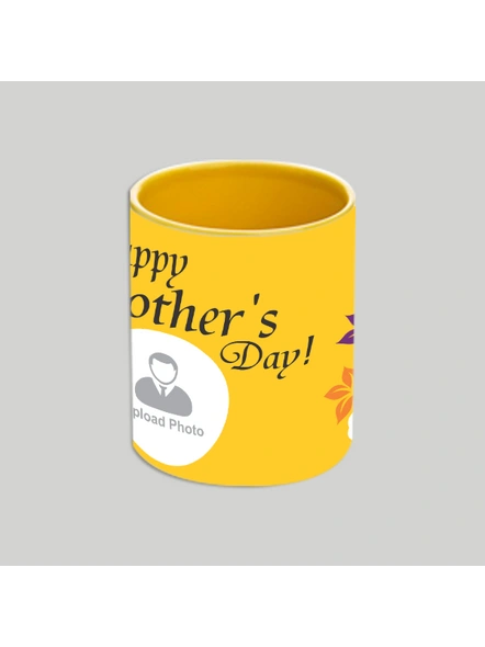 Happy Mother's Day Yellow Inner Colour Mug-1