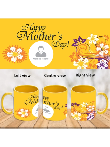 Happy Mother's Day Yellow Inner Colour Mug-ICYM0009A-1