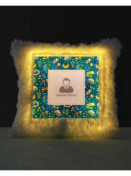 Personalized Space Toys Printed LED Cushion-1
