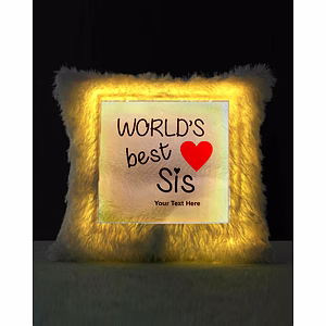 World's Best Sis Special LED Cushion