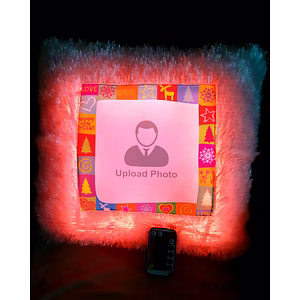 Happy New Year  Personalized LED Cushion with Remote