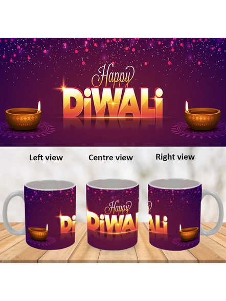Happy Diwali Wish Special White Mug-WM0075A
