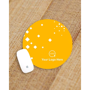 Designer Border Customized Round Mouse Pad