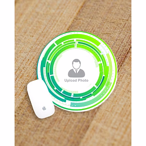 Rose Desiger Customized Round Mouse Pad