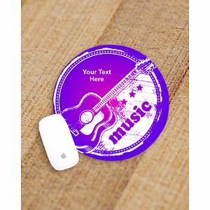 Texture Pattern Customized Round Mouse Pad